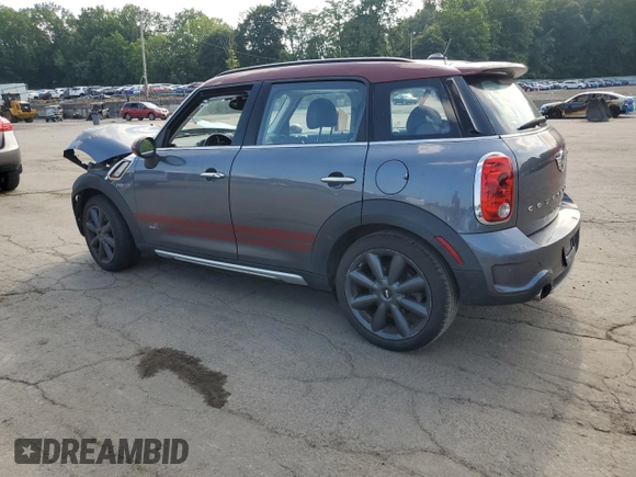 2016 MINI Countryman S z VIN WMWZC5C5XGWU21117, wystawiony jako Copart lot #65241505 z przebiegiem Nie podano mil oraz Szkoda całkowita • Salvage title. Historia ofert i sprzedaży dostępna na DreamBid. Obrazek 2.
