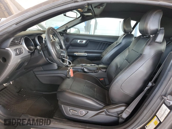 2018 Ford Mustang EcoBoost Premium with VIN 1FATP8UH9J5129484, listed as a Copart auction lot 71384364 with 100,685 mi miles and Salvage title. Bid and sale history available at DreamBid. Image 7.