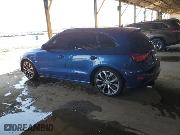 2016 Audi SQ5 with VIN WA1VCBFP9GA014751, listed as a Copart auction lot 48261565 with 98,970 mi miles and Salvage Title. Bid and sale history available at DreamBid. Image 2.
