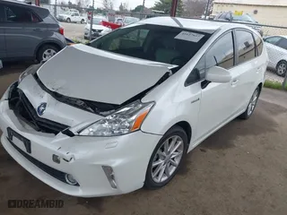 2014 Toyota Prius v Two with VIN JTDZN3EU5EJ002575, listed as a IAAI auction lot 41627057 with 268,352 mi miles. Bid and sale history available at carsss.com. Image 18.