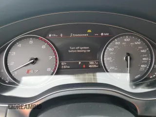 2016 Audi S7 with VIN WAUW2AFC2GN110487, listed as a Copart auction lot 44377005 with 46,326 mi miles and Salvage Title. Bid and sale history available at carsss.com. Image 9.