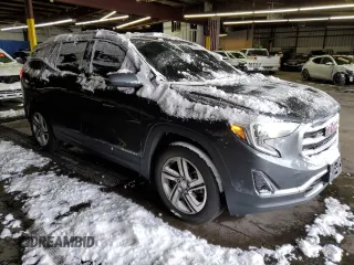 2018 GMC Terrain SLT with VIN 3GKALVEV5JL344414, listed as a Copart auction lot 86756034 with 153,435 mi miles and Salvage Title. Bid and sale history available at DreamBid. Image 4.