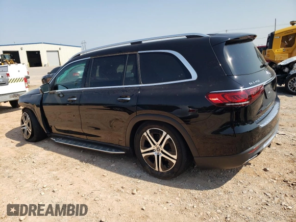 2021 Mercedes-Benz GLS 450 with VIN 4JGFF5KE9MA428692, listed as a Copart auction lot 54798934 with 60,466 mi miles and Salvage Title. Bid and sale history available at DreamBid. Image 2.