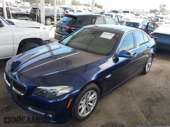 2016 BMW 5 Series 528i with VIN WBA5A5C52GG349375, listed as a IAAI auction lot 42013988 with 75,695 mi miles. Bid and sale history available at carsss.com. Image 6.