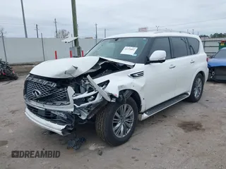 2018 Infiniti QX80 with VIN JN8AZ2NF5J9664640, listed as a IAAI auction lot 41379892 with 93,864 mi miles and . Bid and sale history available at DreamBid. Image 17.