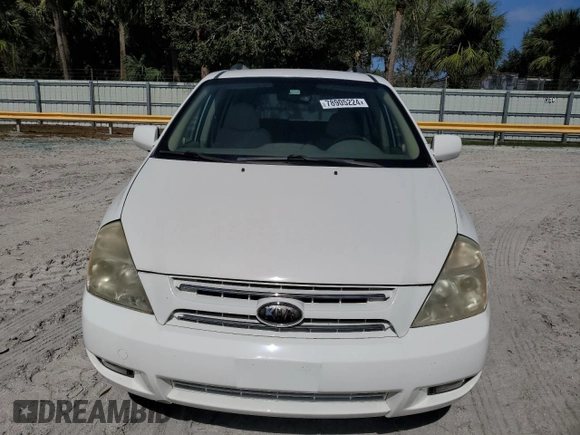 2010 Kia Sedona EX with VIN KNDMH4C33A6357016, listed as a Copart auction lot 78905224 with 76,783 mi miles and Clean Title. Bid and sale history available at carsss.com. Image 5.