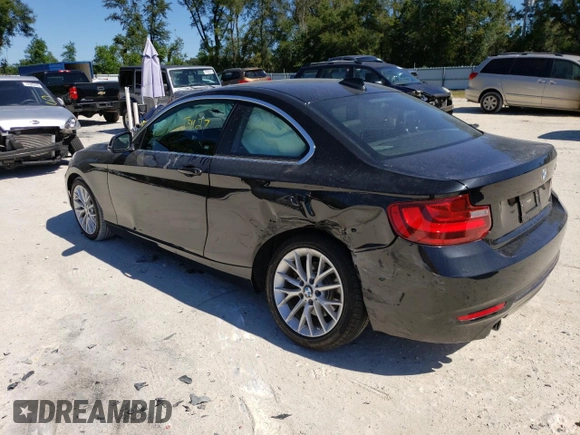 2016 BMW 2 Series 228i with VIN WBA1F9C54GV546387, listed as a Copart auction lot 72488443 with 50,127 mi miles. Bid and sale history available at carsss.com. Image 2.