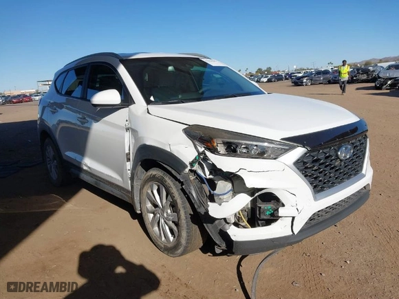 2019 Hyundai Tucson Value with VIN KM8J33A49KU979927, listed as a IAAI auction lot 41818355 with 96,208 mi miles. Bid and sale history available at carsss.com. Image 1.
