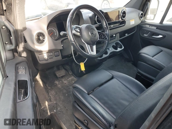 2023 Mercedes-Benz Sprinter with VIN W1Z4NFVY9PT135921, listed as a Copart auction lot 43608565 with Not Provided miles and Salvage Title. Bid and sale history available at DreamBid. Image 8.