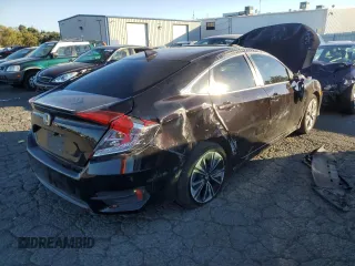 2017 Honda Civic EX-T with VIN 19XFC1E3XHE006935, listed as a Copart auction lot 70423094 with Not Provided miles and Salvage Title. Bid and sale history available at DreamBid. Image 3.