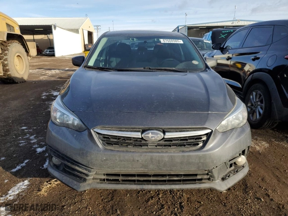 2020 Subaru Impreza Premium with VIN 4S3GKAD65L3604059, listed as a Copart auction lot 87608985 with 143,845 mi miles and Salvage Title. Bid and sale history available at carsss.com. Image 5.