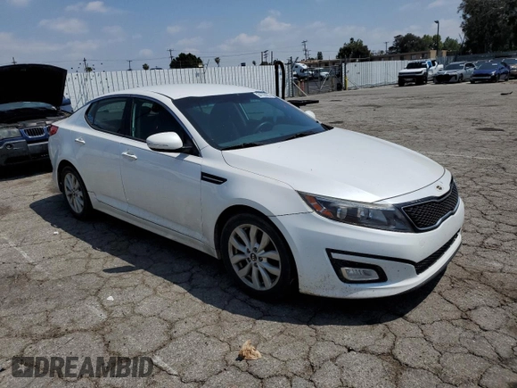 2015 Kia Optima LX with VIN KNAGM4A70F5630499, listed as a Copart auction lot 54708485 with 117,093 mi miles and Clean Title. Bid and sale history available at DreamBid. Image 4.