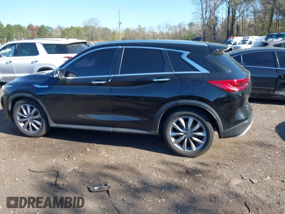 2019 Infiniti QX50 Essential with VIN 3PCAJ5M33KF148215, listed as a IAAI auction lot 42092174 with 82,604 mi miles and . Bid and sale history available at DreamBid. Image 14.