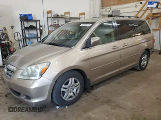 2006 Honda Odyssey EX-L z VIN 5FNRL38706B429862, wystawiony jako Copart lot #55755975 z przebiegiem 152 350 mil mil oraz Szkoda całkowita • Salvage title. Historia ofert i sprzedaży dostępna na DreamBid. Obrazek 1.