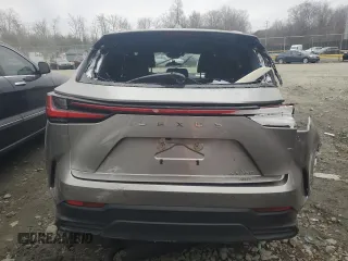 2024 Lexus NX with VIN 2T2GGCEZ5RC050278, listed as a Copart auction lot 43696245 with 0 mi miles and Salvage Title. Bid and sale history available at carsss.com. Image 6.