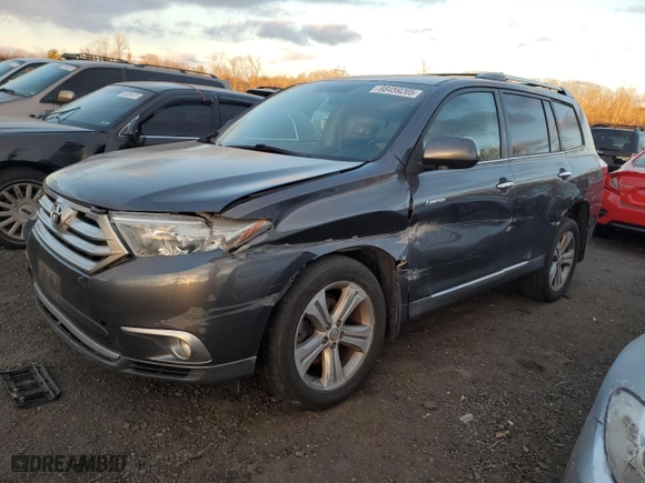 2011 Toyota Highlander Limited with VIN 5TDYK3EHXBS048747, listed as a Copart auction lot 88459205 with 170,287 mi miles and Salvage Title. Bid and sale history available at carsss.com. Image 1.