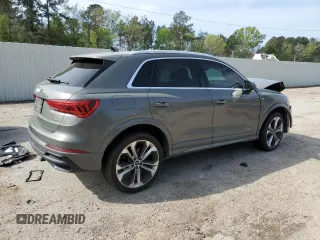 2021 Audi Q3 S line Premium with VIN WA1DECF33M1082709, listed as a Copart auction lot 50559005 with 65,244 mi miles and Salvage Title. Bid and sale history available at DreamBid. Image 3.