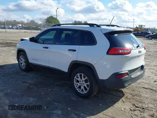 2016 Jeep Cherokee Sport with VIN 1C4PJLAS5GW207990, listed as a IAAI auction lot 41230521 with 253,524 mi miles and . Bid and sale history available at DreamBid. Image 3.