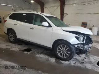 2015 Nissan Pathfinder S z VIN 5N1AR2MM8FC682891, wystawiony jako Copart lot #59509385 z przebiegiem Nie podano mil oraz Nie do naprawy • Non repairable. Historia ofert i sprzedaży dostępna na DreamBid. Obrazek 4.