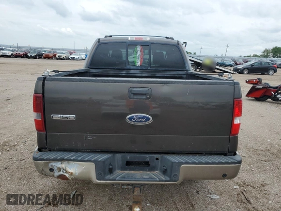 2005 Ford F-150 XLT с VIN 1FTPW14545FA30275, выставлен на аукционе Copart как лот 61608275 с пробегом 190 158 миль миль и Чистый • Clean title. История ставок и продаж доступна на DreamBid. Изображение 6.