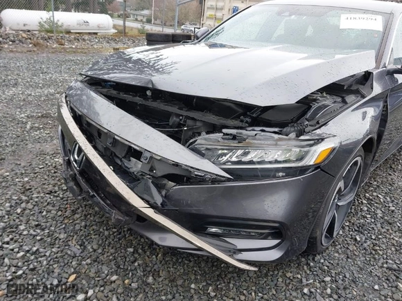 2020 Honda Accord Sedan Sport with VIN 1HGCV1F32LA065373, listed as a IAAI auction lot 41839294 with 45,572 mi miles. Bid and sale history available at carsss.com. Image 6.