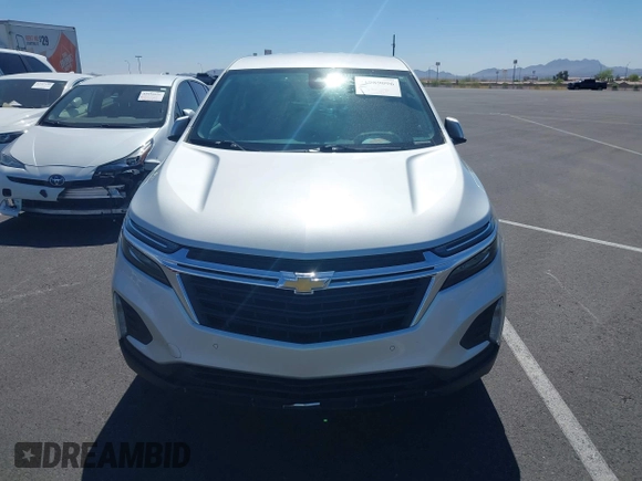 2022 Chevrolet Equinox LT with VIN 2GNAXTEV0N6134115, listed as a IAAI auction lot 41989096 with 118,688 mi miles. Bid and sale history available at carsss.com. Image 6.