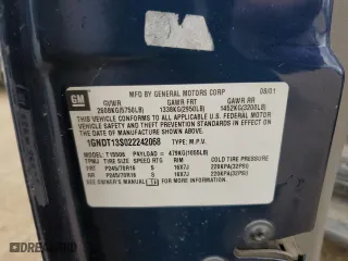 2002 Chevrolet TrailBlazer LS with VIN 1GNDT13S022242068, listed as a Copart auction lot 47485035 with 217,407 mi miles and Salvage Title. Bid and sale history available at carsss.com. Image 13.