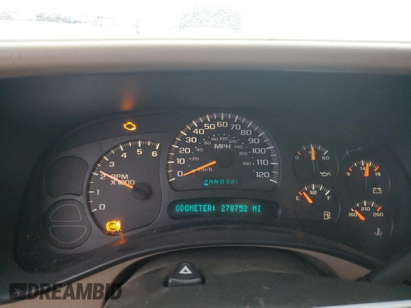 2004 Chevrolet Suburban Z71 with VIN 3GNFK16Z04G300615, listed as a Copart auction lot 47085264 with 278,752 mi miles and Salvage Title. Bid and sale history available at carsss.com. Image 9.