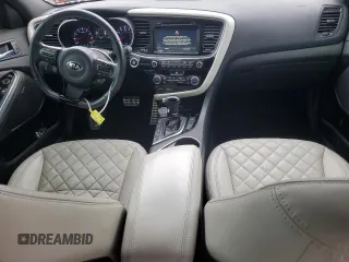 2014 Kia Optima SXL Turbo with VIN 5XXGR4A64EG348677, listed as a Copart auction lot 50593735 with 111,329 mi miles and Salvage Title. Bid and sale history available at DreamBid. Image 8.