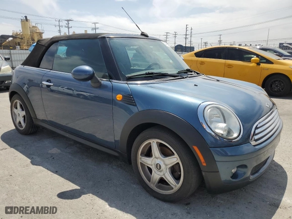 2009 MINI Cooper Convertible with VIN WMWMR33589TU96481, listed as a Copart auction lot 52785515 with 144,792 mi miles and Clean Title. Bid and sale history available at carsss.com. Image 4.