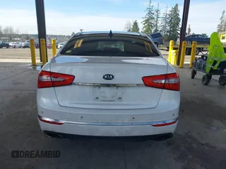 2014 Kia Cadenza Premium with VIN KNALN4D74E5138497, listed as a IAAI auction lot 41678439 with 155,194 mi miles. Bid and sale history available at carsss.com. Image 17.
