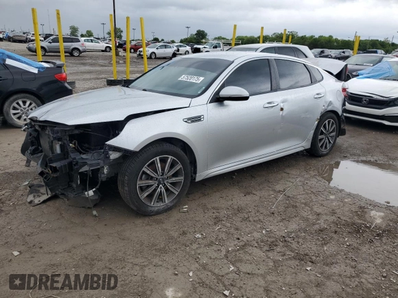 2019 Kia Optima LX with VIN 5XXGT4L3XKG377567, listed as a Copart auction lot 57520175 with 159,307 mi miles and Salvage title. Bid and sale history available at DreamBid. Image 1.