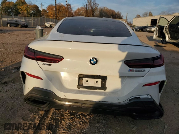 2019 BMW 8 Series M850i xDrive with VIN WBABC4C59KBU96564, listed as a Copart auction lot 79454194 with Not Provided miles and Salvage Title. Bid and sale history available at carsss.com. Image 6.