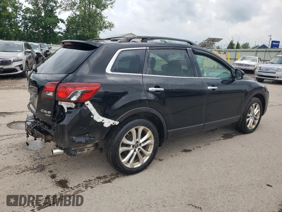 2013 Mazda CX-9 Grand Touring with VIN JM3TB3DV8D0412257, listed as a Copart auction lot 62766335 with 117,345 mi miles and Salvage title. Bid and sale history available at DreamBid. Image 3.