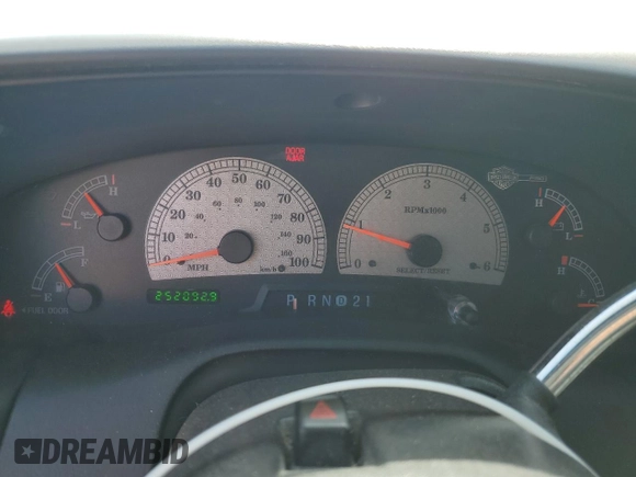 2000 Ford F-150 XL with VIN 2FTRX07L6YCA93968, listed as a Copart auction lot 52541195 with 252,092 mi miles and Salvage title. Bid and sale history available at DreamBid. Image 9.