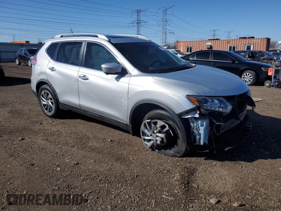 2015 Nissan Rogue SL with VIN 5N1AT2MV3FC865836, listed as a Copart auction lot 49091635 with 94,737 mi miles and Salvage Title. Bid and sale history available at carsss.com. Image 4.