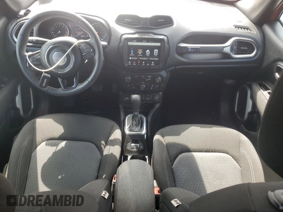 2021 Jeep Renegade 80th Anniversary with VIN ZACNJDBB8MPM68757, listed as a Copart auction lot 64491365 with 58,111 mi miles and Salvage title. Bid and sale history available at DreamBid. Image 8.