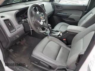 2022 Chevrolet Colorado 2WD Work Truck with VIN 1GCHSBEA7N1216598, listed as a Copart auction lot 80297174 with 0 mi miles and Salvage Title. Bid and sale history available at carsss.com. Image 7.