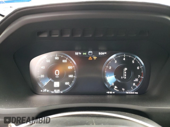 2020 Volvo XC90 Inscription with VIN YV4A22PL3L1588742, listed as a Copart auction lot 82174644 with 85,185 mi miles and Salvage Title. Bid and sale history available at carsss.com. Image 9.