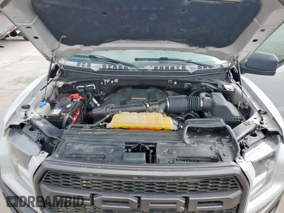 2017 Ford F-150 Raptor with VIN 1FTFW1RG2HFC86389, listed as a Copart auction lot 51668725 with 138,670 mi miles and Salvage Title. Bid and sale history available at carsss.com. Image 11.