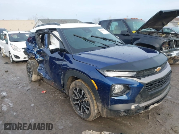 2023 Chevrolet TrailBlazer ACTIV with VIN KL79MVSL5PB098177, listed as a IAAI auction lot 41686876 with 24,057 mi miles and . Bid and sale history available at DreamBid. Image 1.