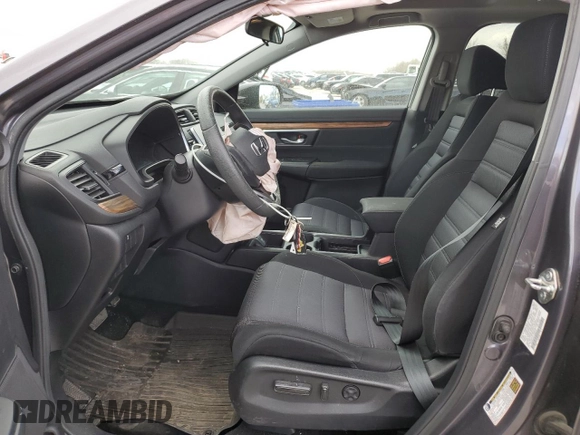 2018 Honda CR-V EX with VIN 7FARW1H51JE052272, listed as a Copart auction lot 49498945 with 61,324 mi miles and Salvage Title. Bid and sale history available at DreamBid. Image 7.