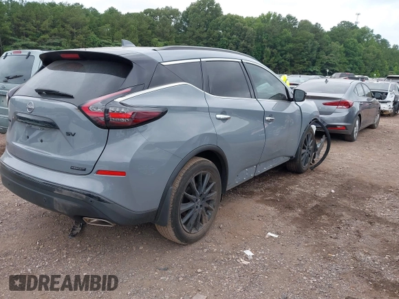 2023 Nissan Murano SV z VIN 5N1AZ2BJ5PC107884, wystawiony jako IAAI lot #42432389 z przebiegiem 20 190 mil mil oraz . Historia ofert i sprzedaży dostępna na DreamBid. Obrazek 4.