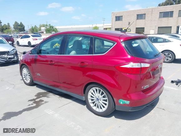 2014 Ford C-Max Energi SEL with VIN 1FADP5CU6EL502547, listed as a IAAI auction lot 42057583 with 83,026 mi miles. Bid and sale history available at carsss.com. Image 3.