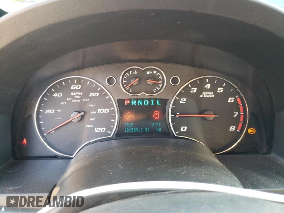 2009 Chevrolet Equinox LT w/2LT with VIN 2CNDL53F096221586, listed as a Copart auction lot 43805785 with 181,589 mi miles and Salvage Title. Bid and sale history available at carsss.com. Image 9.