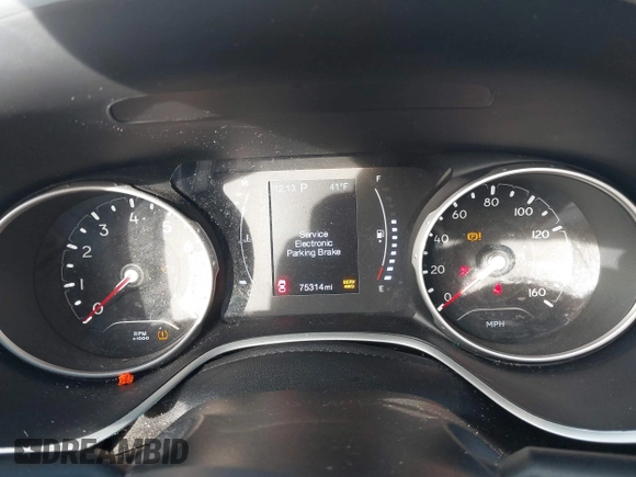 2020 Jeep Compass Latitude z VIN 3C4NJDBB6LT164241, wystawiony jako IAAI lot #41502823 z przebiegiem 75 314 mil mil oraz . Historia ofert i sprzedaży dostępna na DreamBid. Obrazek 7.