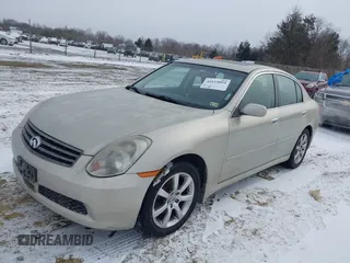 2005 Infiniti G35 with VIN JNKCV51F75M310689, listed as a IAAI auction lot 42101873 with 284,056 mi miles and . Bid and sale history available at carsss.com. Image 2.