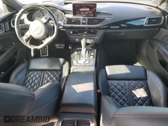 2017 Audi A7 Premium Plus with VIN WAUW3AFC2HN051875, listed as a Copart auction lot 43174955 with 125,521 mi miles and Salvage Title. Bid and sale history available at carsss.com. Image 8.