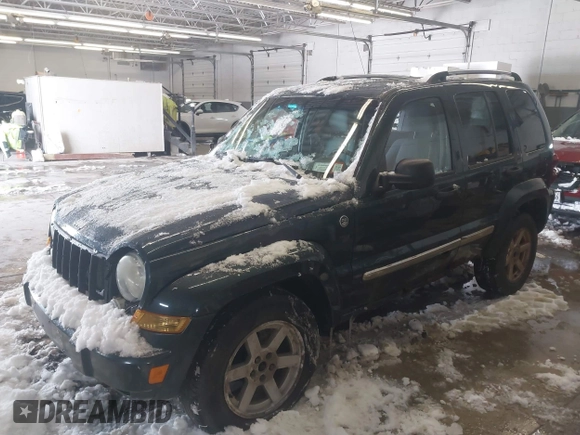 2005 Jeep Liberty Limited with VIN 1J4GL58K65W543215, listed as a IAAI auction lot 41595396 with 177,028 mi miles. Bid and sale history available at carsss.com. Image 2.