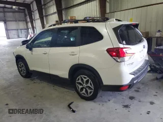 2023 Subaru Forester Premium with VIN JF2SKADCXPH519342, listed as a Copart auction lot 59491745 with 25,581 mi miles and Salvage title. Bid and sale history available at DreamBid. Image 2.
